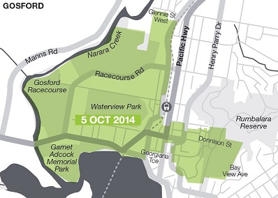 Gosford Nsw Map